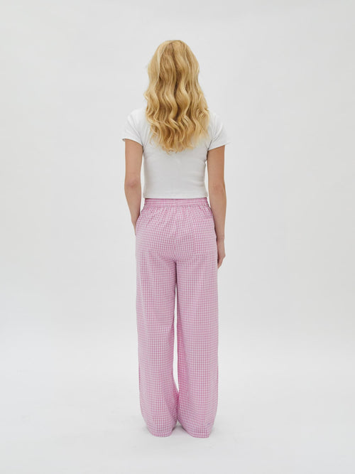 Lounge Pants Pink Gingham