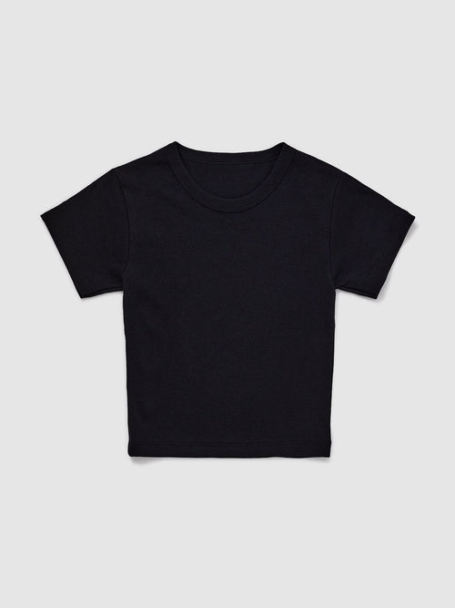 basic black baby t