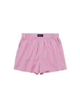 pink gingham boxer shorts