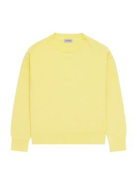 butter yellow crewneck sweater one dna