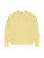 cable knit sweater butter yellow