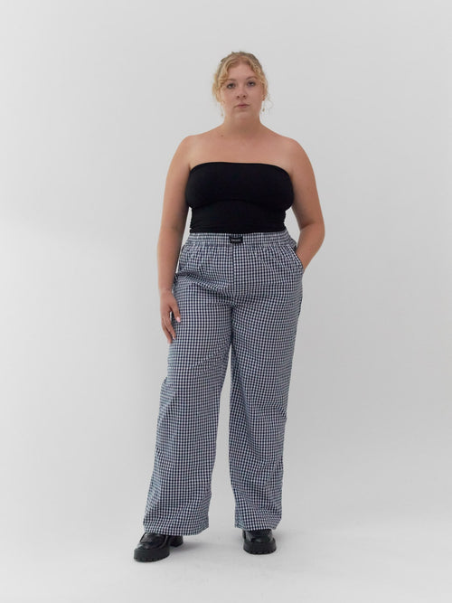 gingham pants