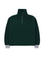 half zip sherpa fleece pullover one dna