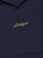 Michigan Script Hoodie Navy/Yellow