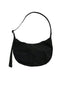 medium sized black shoulder bag