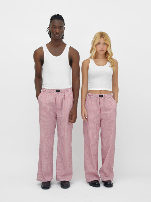 Lounge Pants Red Stripe