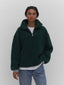 one dna green sherpa fleece