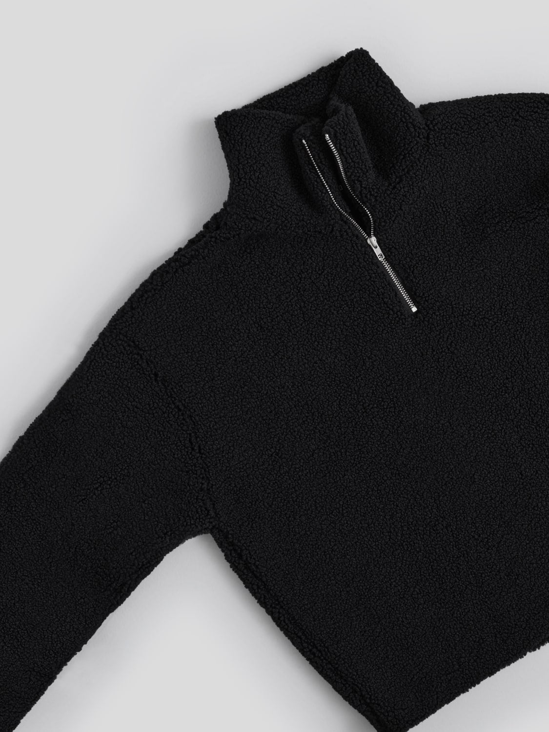 Black half zip online sherpa