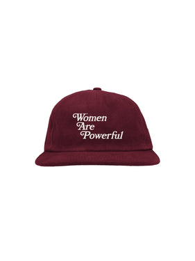 women are powerful hat maroon one dna